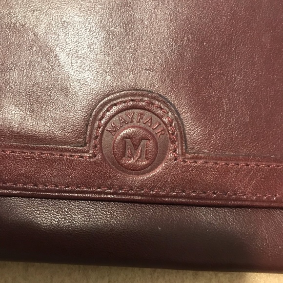 Mayfair wallet, soft craft leather , wine color - Picture 2 of 7